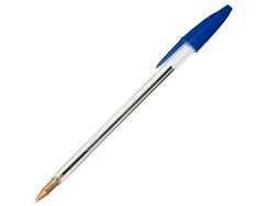 Stylo A Bille Cristal Bleu