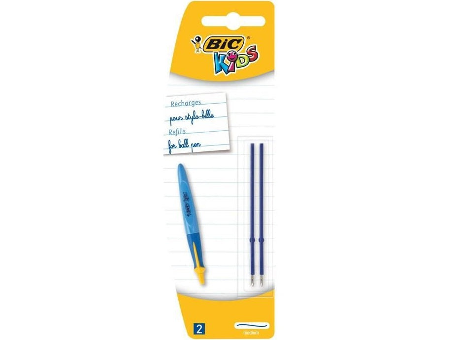 2 Recharges Stylo Twist Encre Bleue