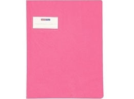 Protege Cahier Rose Qualite Superieure Avec Etiquette 17X22Cm