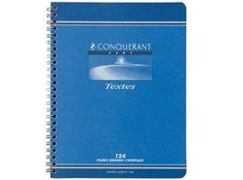 Cahier De Texte A Spirale 124 Pages 17X22 Seyes 70G