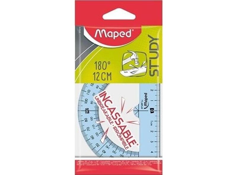 Rapporteur 180 Degres 12 Cm Incassable