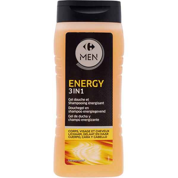 Gel douche 3 en 1 tonifiant homme