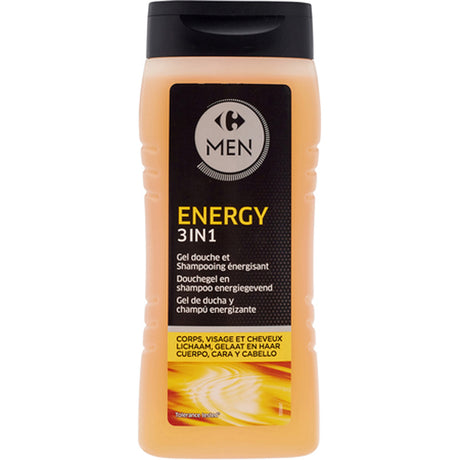 Gel douche 3 en 1 tonifiant homme