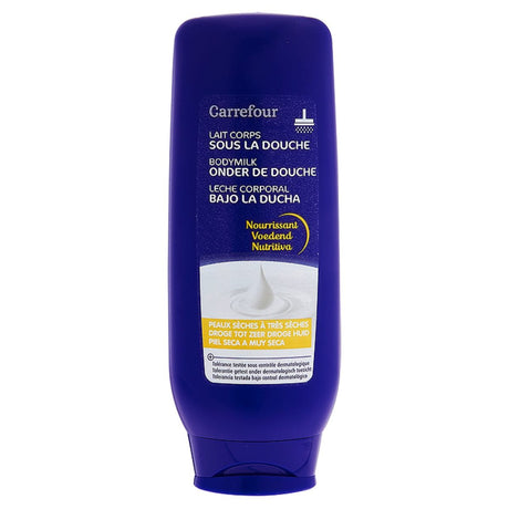 Lait corps sous la douche nourrissant