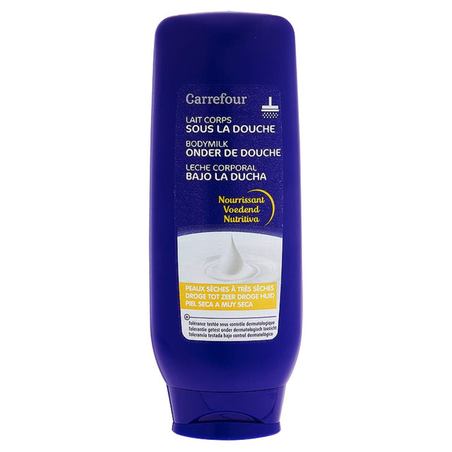 Lait corps sous la douche nourrissant