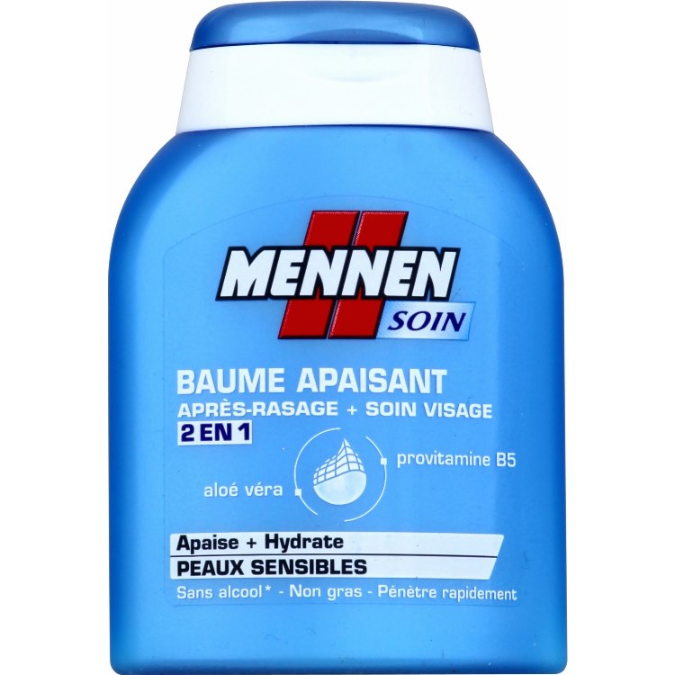 Soin baume apaisant apres-rasage