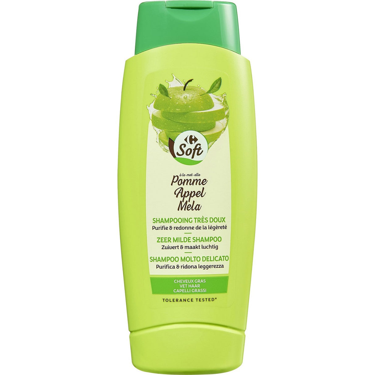 Shampoing cheveux gras pomme