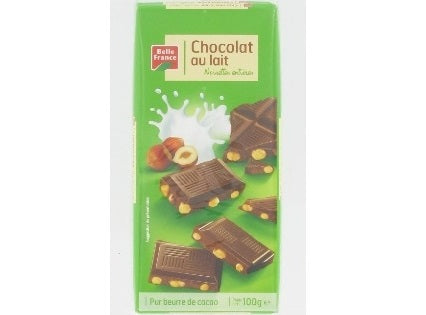 Chocolat Au Lait Et Noisettes Entieres
