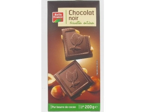 Chocolat Noir Aux Noisettes Entieres