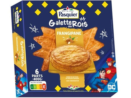 Galette des rois frangipane avec feve Theme Super Heros