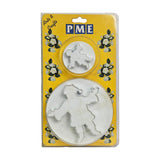 EMBOSSED FATHER CHRISTMAS CUTTERS SET OF 2 (#53897)