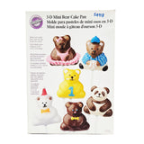 3-D MINI BEAR CAKE PAN 2-PIECE SET (#54918)