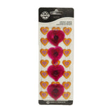 FANTASY HEARTS CUPCAKE TOPS CUTTERS SET 4 PIECES (#55661)