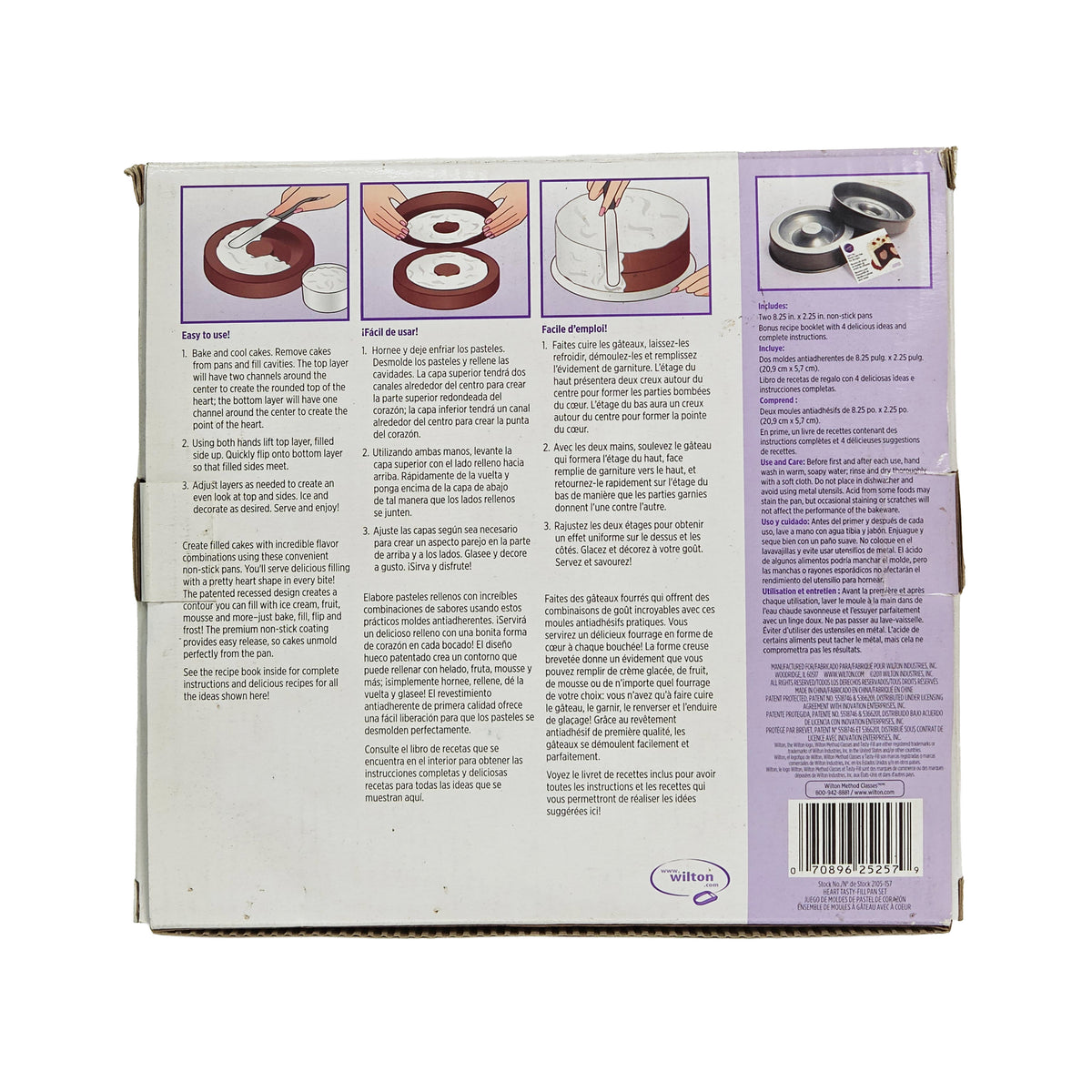 HEART TASTY FILL PAN SET 2105-157 (BOXX3PCS) (#55797)