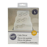 HEART DÉCOR CAKE PICKS 6PCS 120-1024 (#56086)