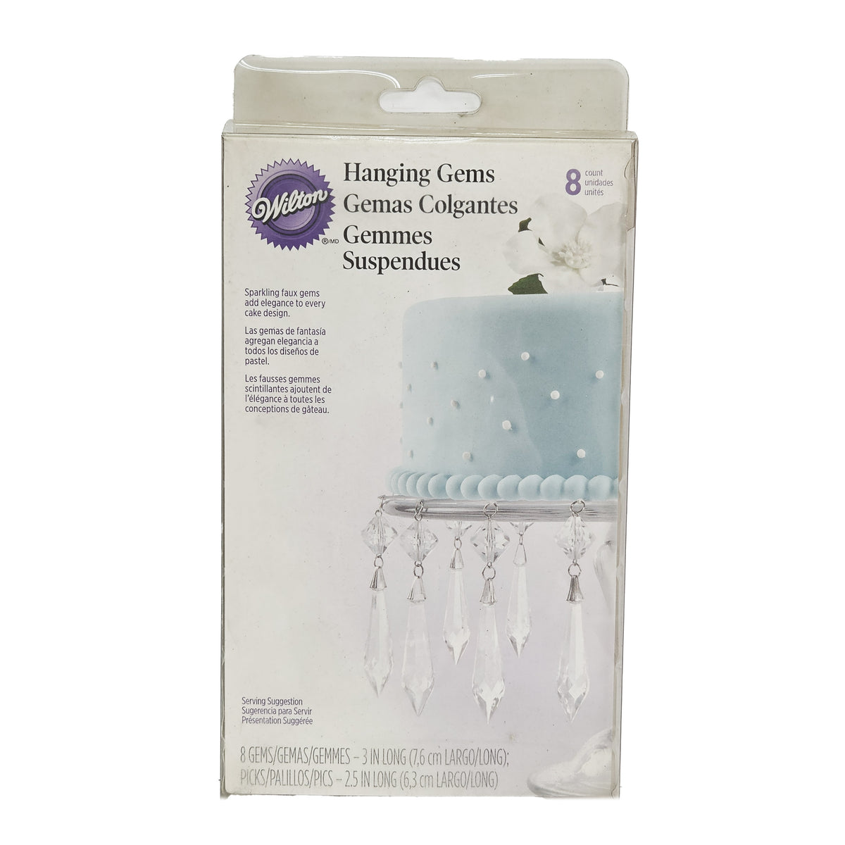 HANGING GEMS 8 PIECES (#57209)