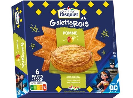 Galette des rois aux pommes avec feve Theme Super Heros