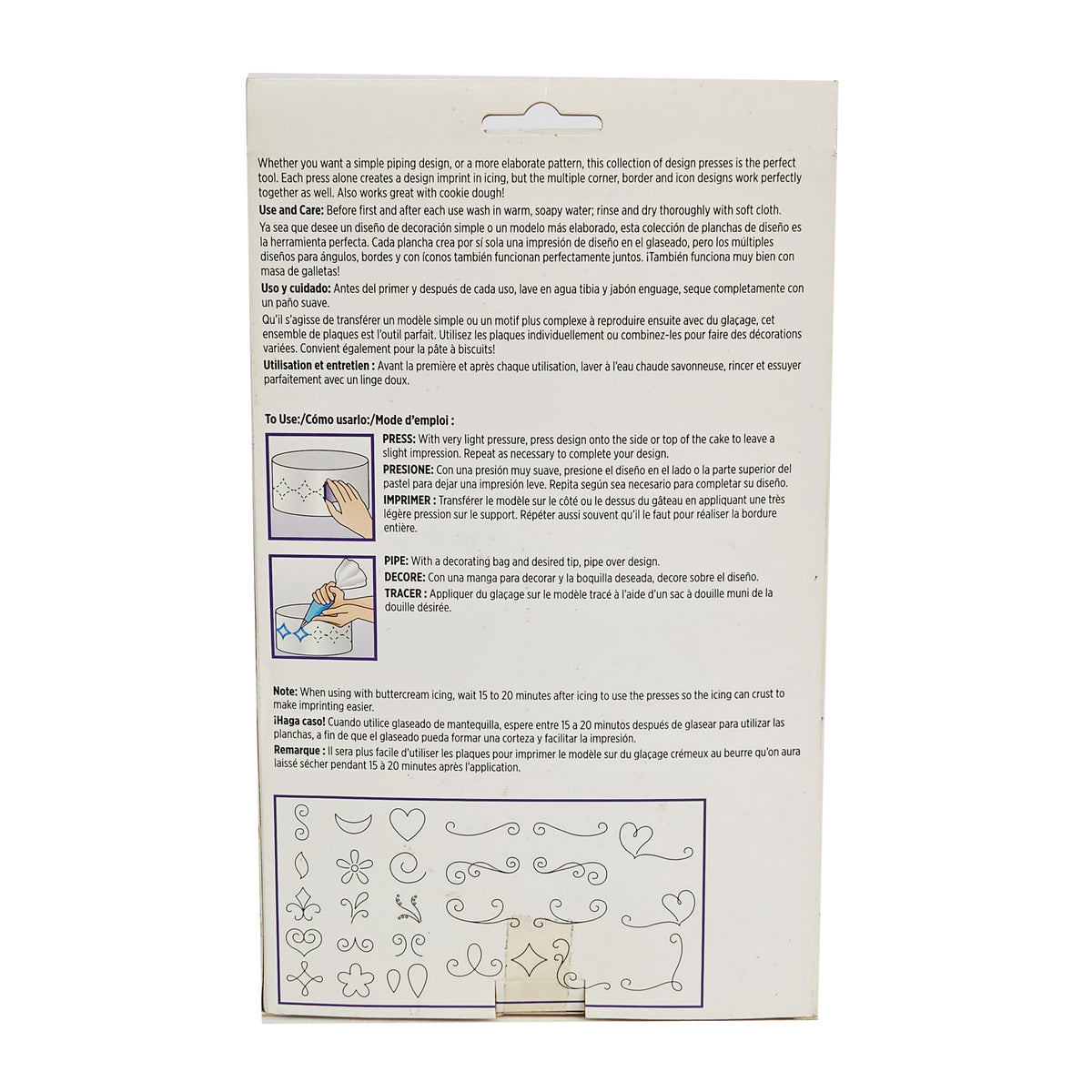 DECORATIVE PRESS SET 28 PIECES (#59993)