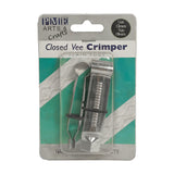 CLOSED VEE CRIMPER PLAIN EDGE SET 2 PIECES 13 MM AND 19 MM (#60182)