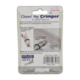 CLOSED VEE CRIMPER PLAIN EDGE SET 2 PIECES 13 MM AND 19 MM (#60182)