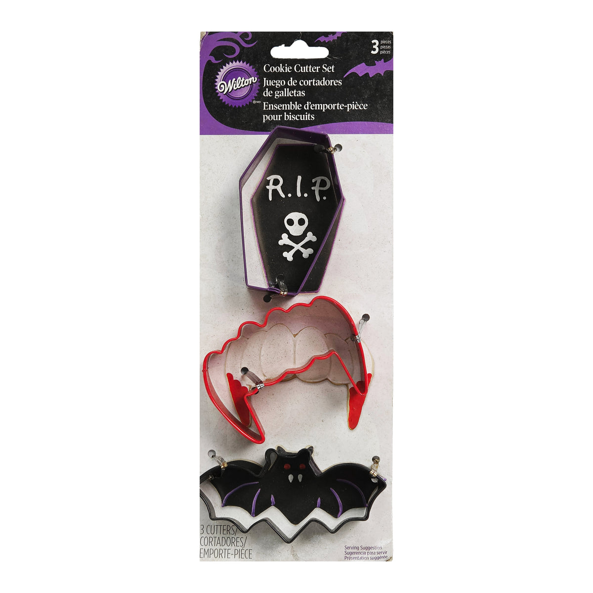 VAMPIRE COOKIE CUTTER SET 3 PIECES (#60553)
