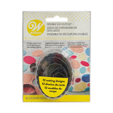 OVAL FONDANT DOUBLE CUT-OUTS SET 6 PIECES (#60965)