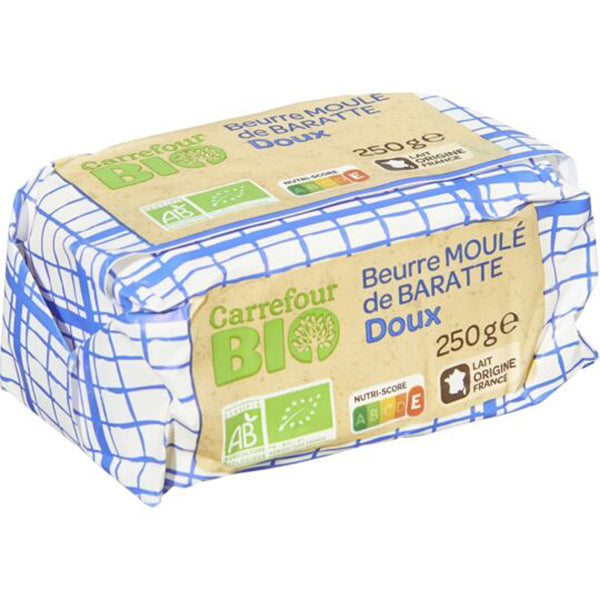 Beurre Moule De Baratte Doux Bio