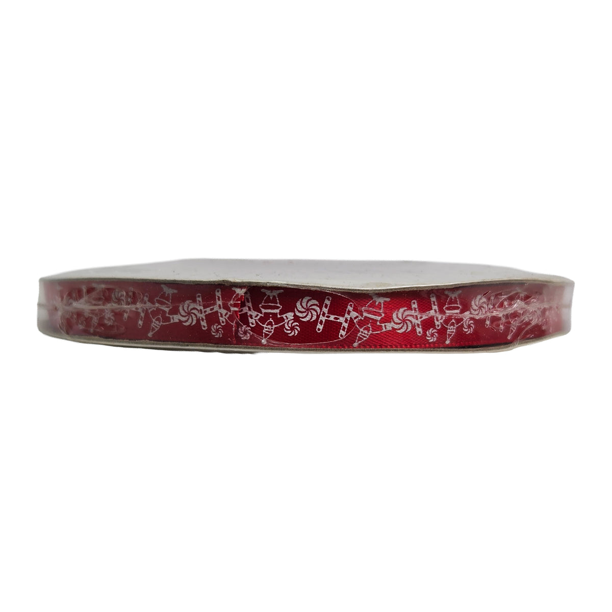 RIBBON XMAS SANTA RED 25M (#62032)