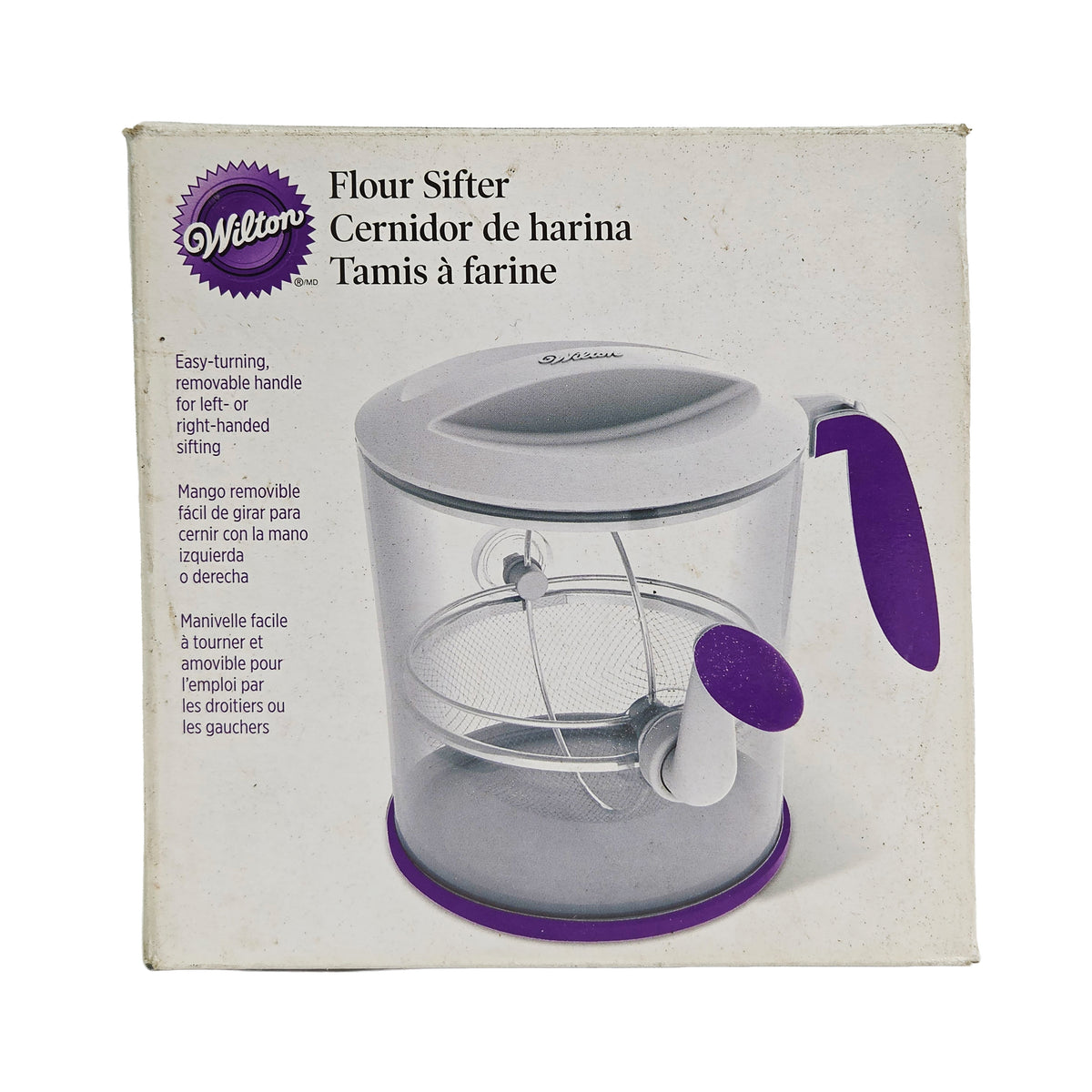 SIFTER FLOUR PLASTIC 2.5CUP 2103-1090 (#62242)