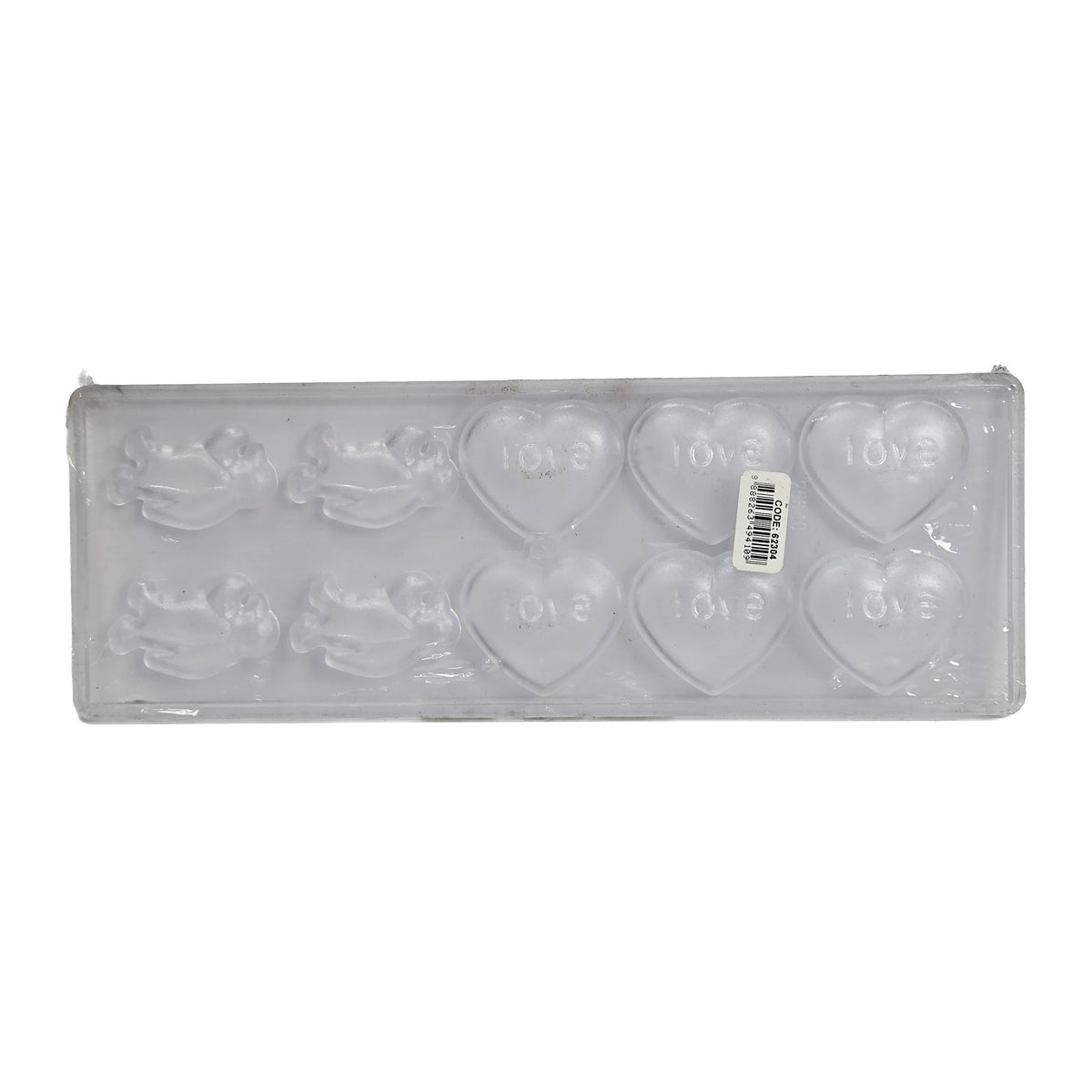 MOULD CHOCOLATE LOVE/PENGUIN 10CAV 256-10 (#62304)