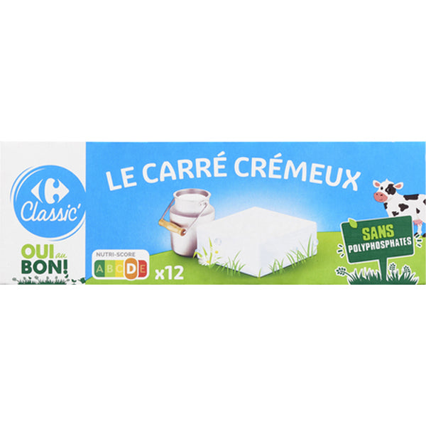 Le Carre Cremeux, Portions De Fromage Blanc Fondu