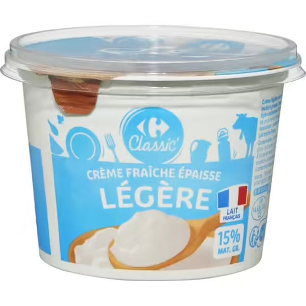 Creme Fraiche Legere Et Epaisse 15% Mg