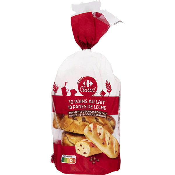Pains Au Lait Aux Pepites De Chocolat