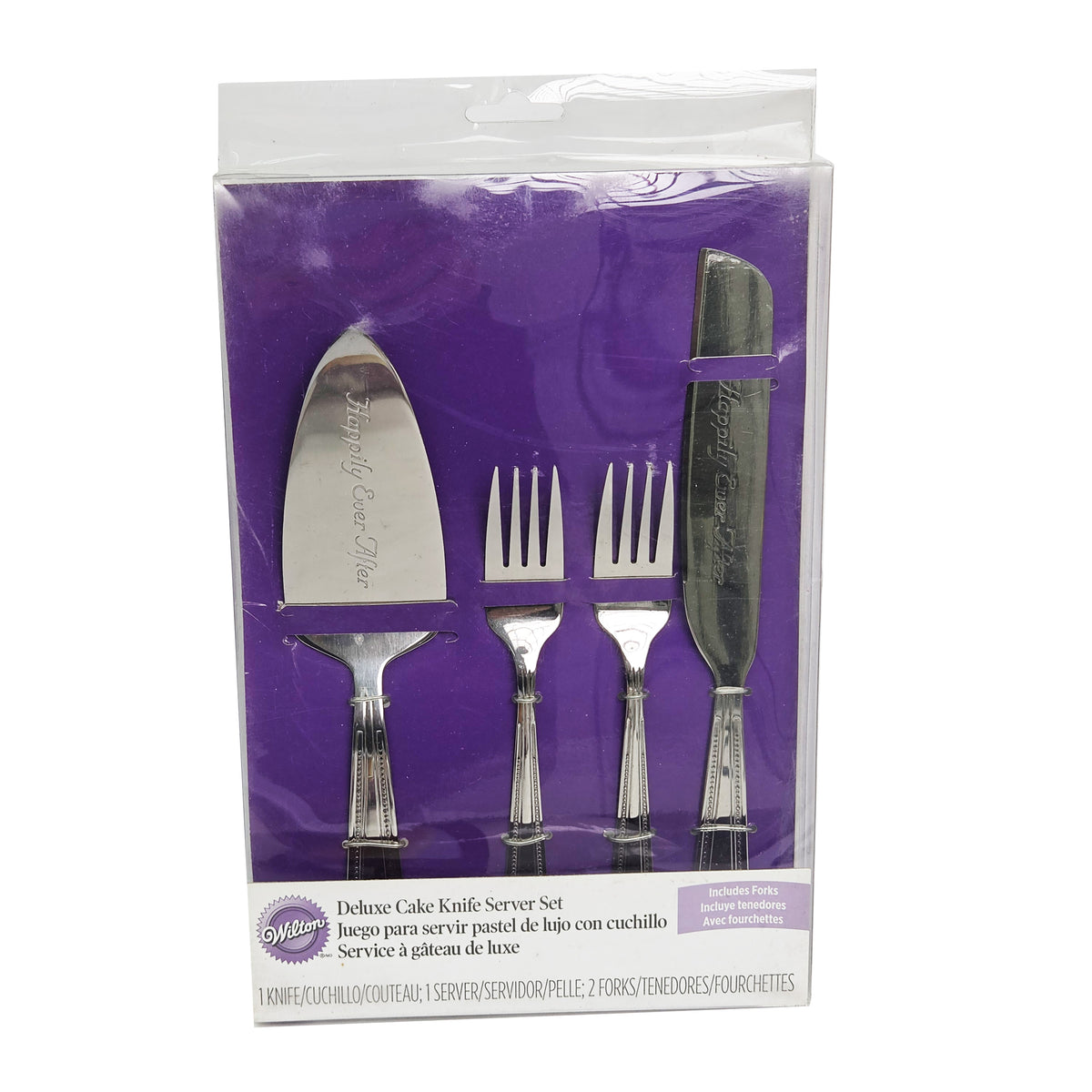 DELUXE CAKE KNIFE SERVER SET 4 PIECES (#63889)
