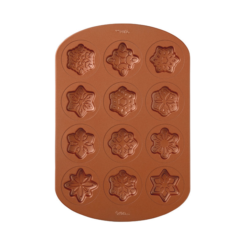 12-cavity snokwflake cookie silicone tray 2105-2502 (#65269)