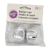 MINI SILVER BAKING CUPS – 36 PIECES (#66997)