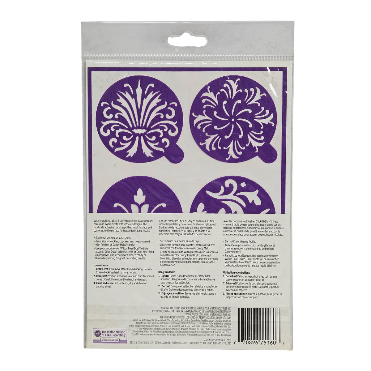 STENCIL S&S SCROLLS 417-5160 (#67003)