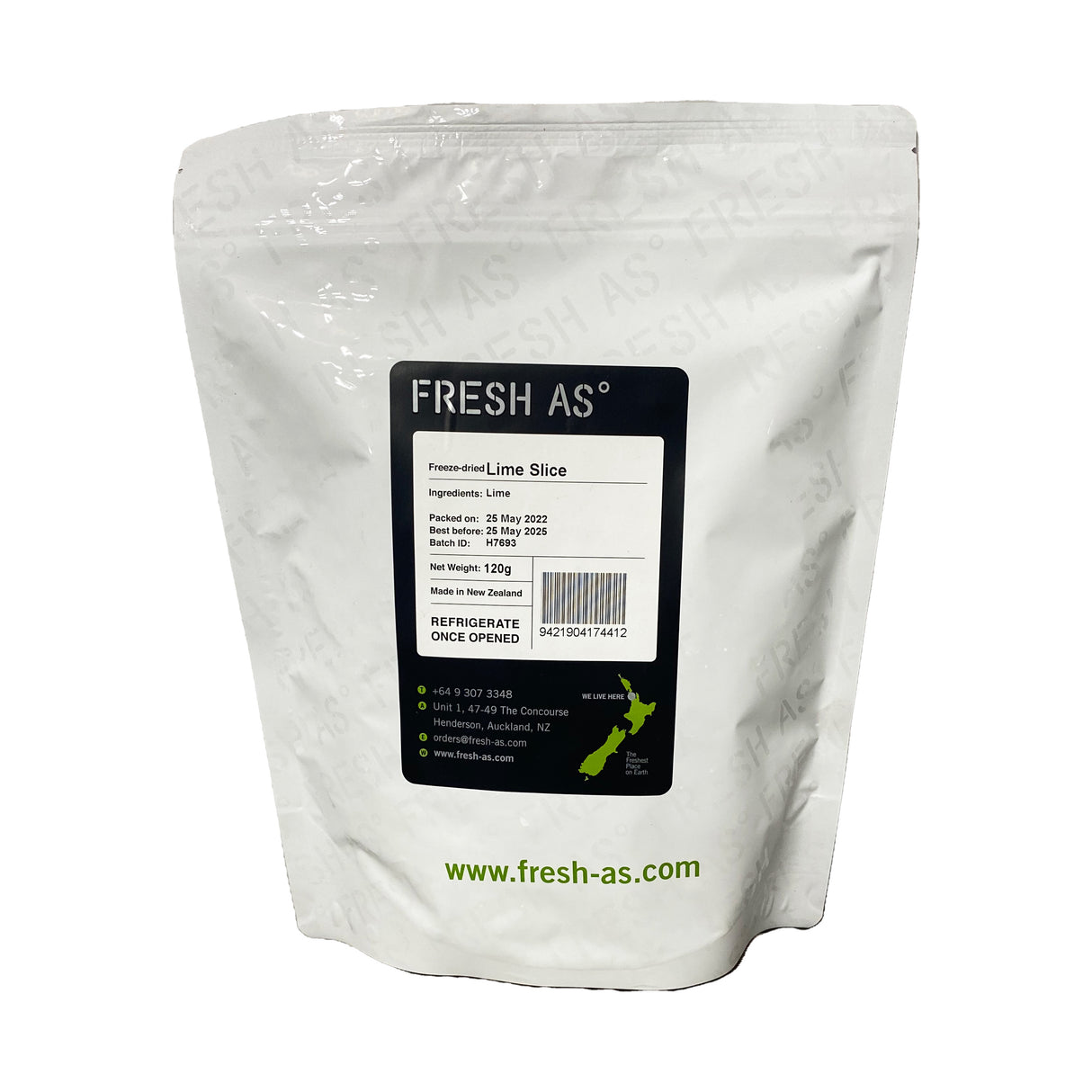 freeze dried lime slice 120g (#67354)