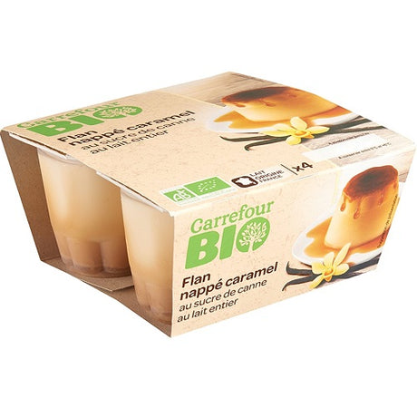 Flan Vanille-Caramel Bio