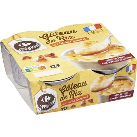 Gateau De Riz Sur Lit De Caramel