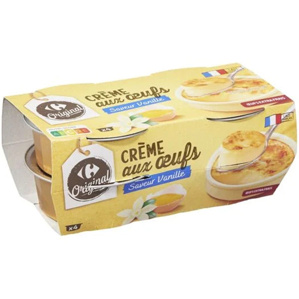 Creme Aux Oeufs Saveur Vanille