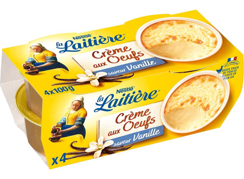 Creme Aux Œufs Saveur Vanille La Laitiere