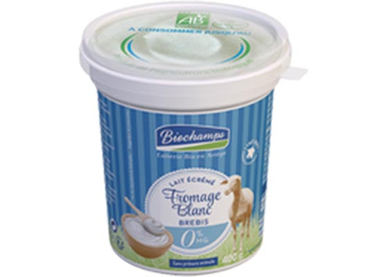 Fromage Blanc Au Lait De Brebis 0% Mg Bio