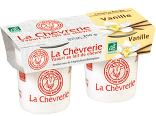 Yaourts Au Lait De Chevre A La Vanille Bio