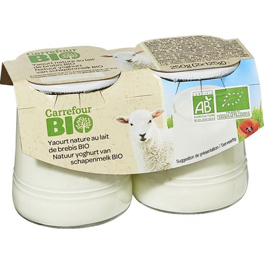 Yaourt Nature Au Lait De Brebis Bio