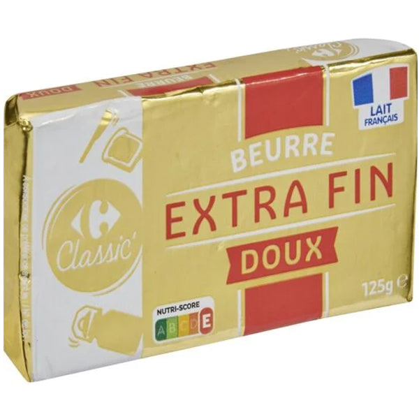 Plaquette De Beurre Extra Fin Doux