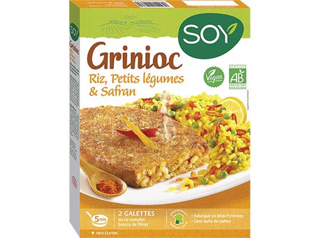 Grinioc Riz, Petits Legumes & Safran Bio