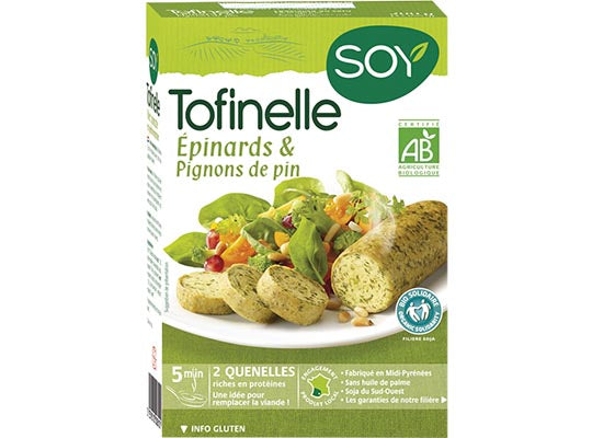 Tofinelle Epinards & Pignons De Pin Bio