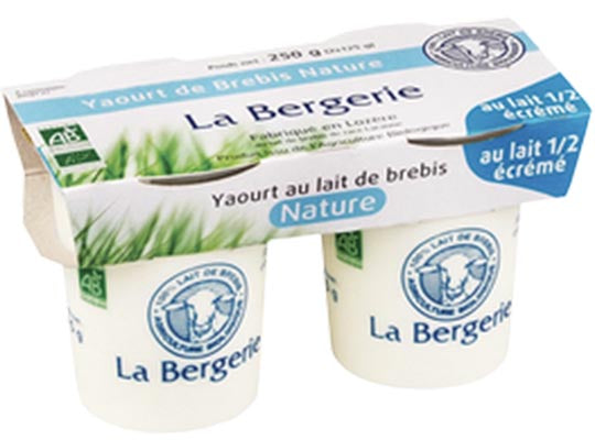 Yaourt Au Lait De Brebis 1/2 Ecreme Nature Bio