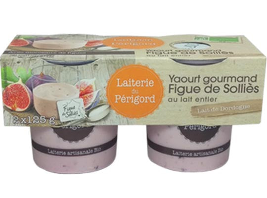 Yaourt Gourmand Au Lait Entier A La Figue De Sollies Bio